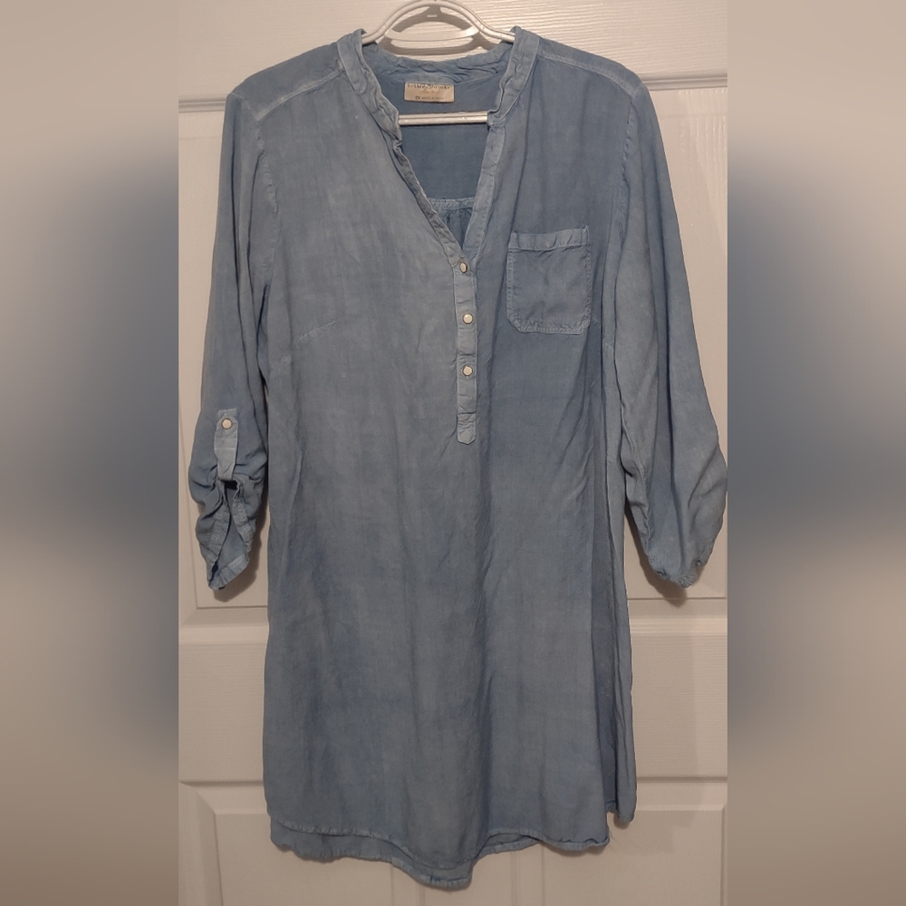 Bobbie Brooks denim/chambray shirt dress